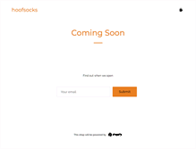 Tablet Screenshot of hoofsocks.com